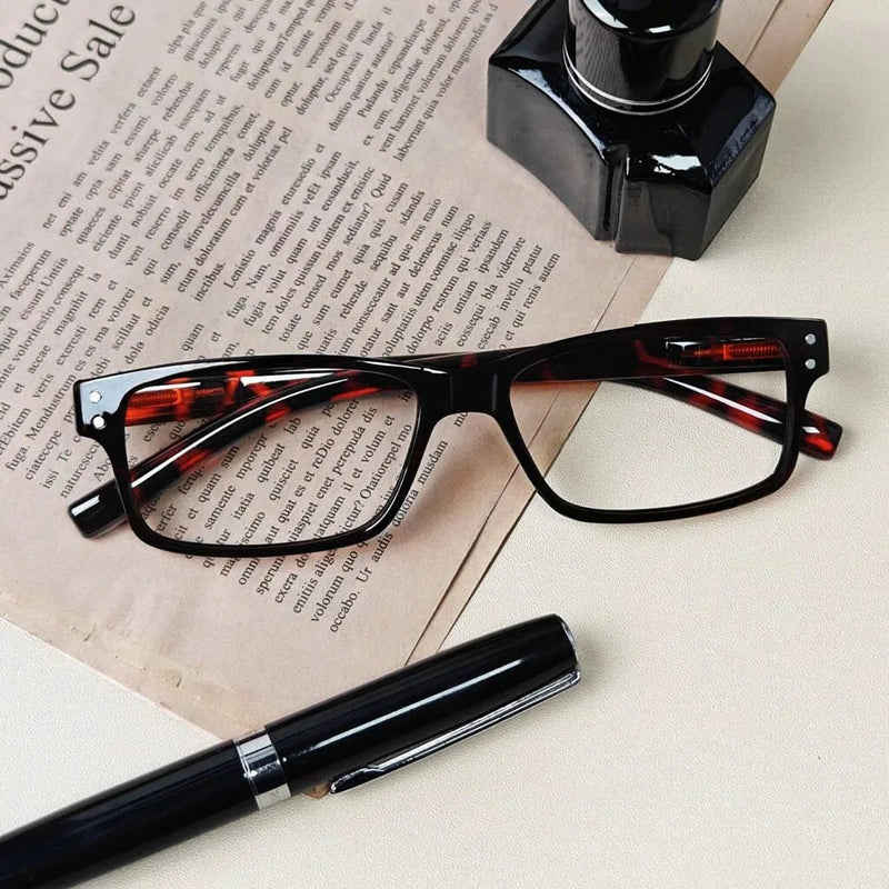 eyekeeper.com Vintage Reading Glasses Designer Rectangular Readers R032 Eyeglasses