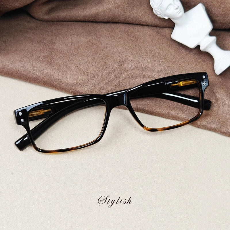 eyekeeper.com Vintage Reading Glasses Designer Rectangular Readers R032 Eyeglasses