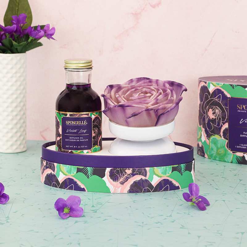 Spongellé Violet Leaf | Private Reserve Diffuser Home Fragrance