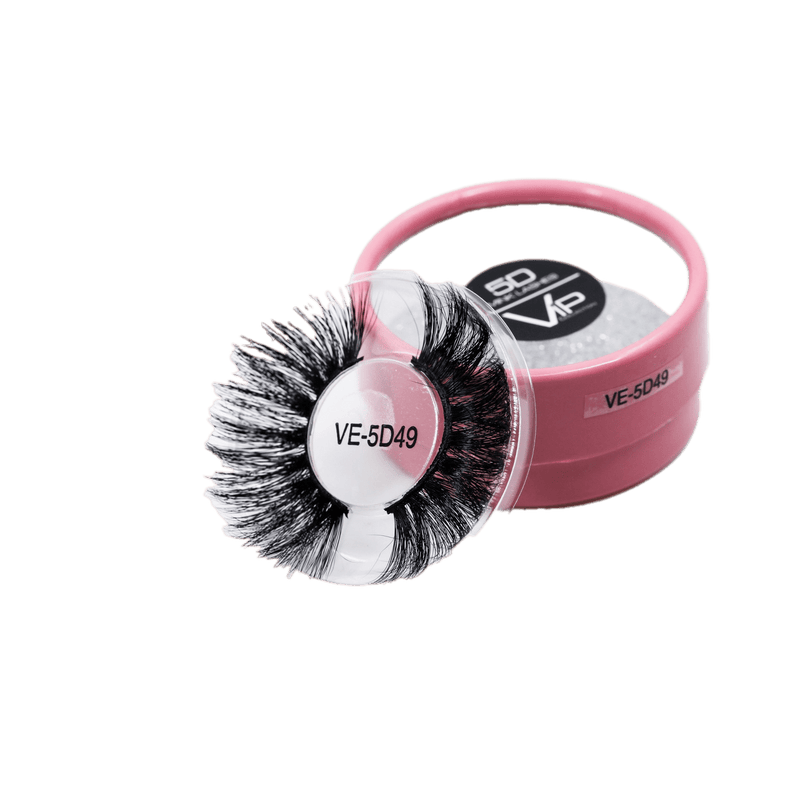VIP Extensions VIP 5D Mink Eyelashes Line with Display (24 styles) PINK BOX