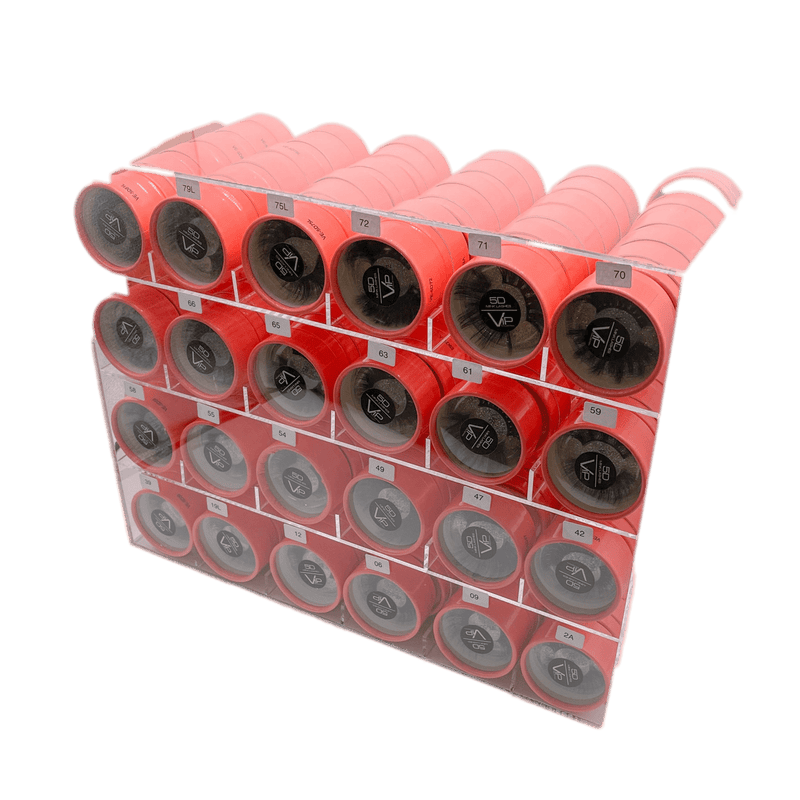 VIP Extensions VIP 5D Mink Eyelashes Line with Display (24 styles) PINK BOX