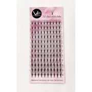VIP Extensions VIP 7D Sandwich Fan Lashes 0.05 12 lines C Mix - D Mix - Regular and Large Trays False Eyelashes