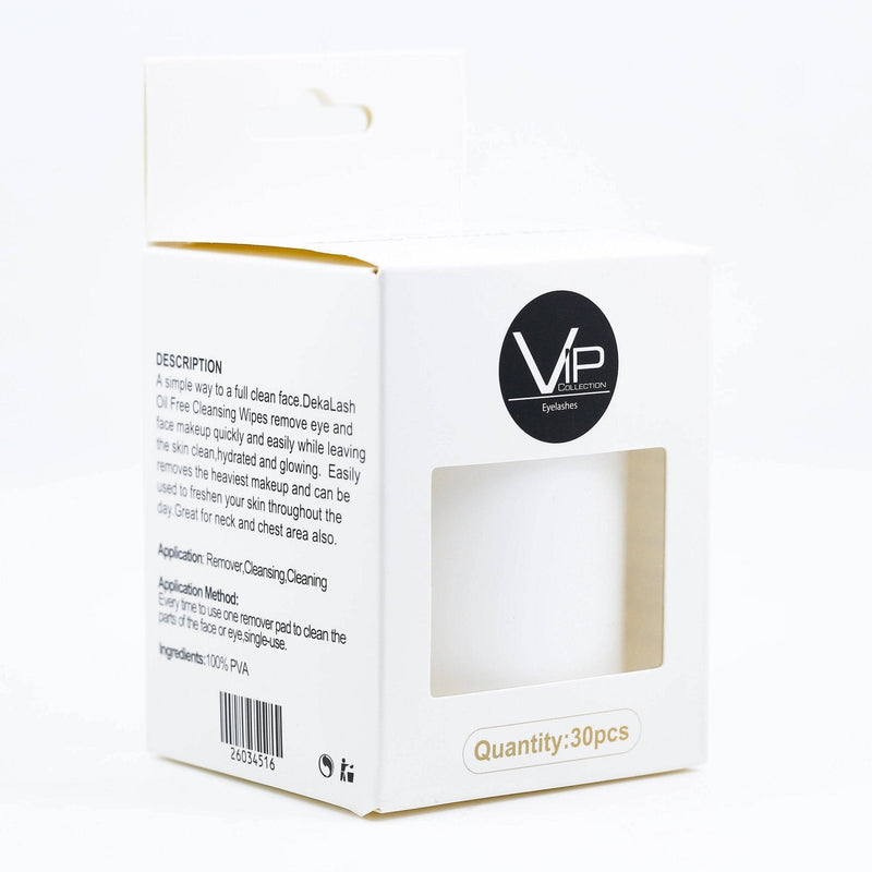 VIP Extensions VIP-Clean Cotton Pads for Eyelash 30 pcs accessories & tools