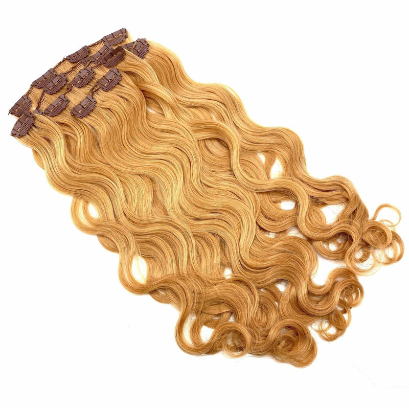 VIP Extensions VIP Clip Extensions/ Body Wave  18" - ClipeX System Hair Extension
