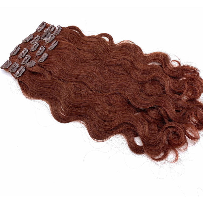 VIP Extensions VIP Clip Extensions/ Body Wave  18" - ClipeX System Hair Extension