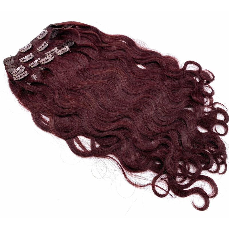 VIP Extensions VIP Clip Extensions/ Body Wave  18" - ClipeX System Hair Extension