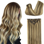 VIP Extensions VIP Clip Extensions / Silky Straight - 18" (140 g ) ClipeX System Hair Extension