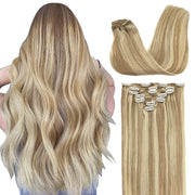 VIP Extensions VIP Clip Extensions / Silky Straight - 18" (140 g ) ClipeX System Hair Extension