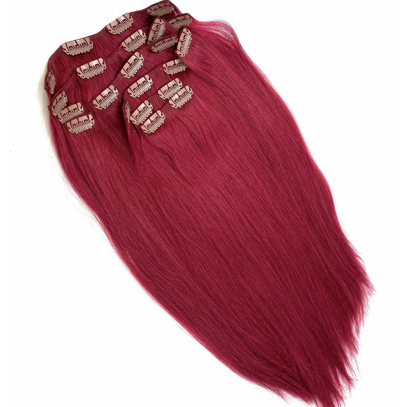 VIP Extensions VIP Clip Extensions/ Silky Straight - 18" - ClipeX system Hair Extension
