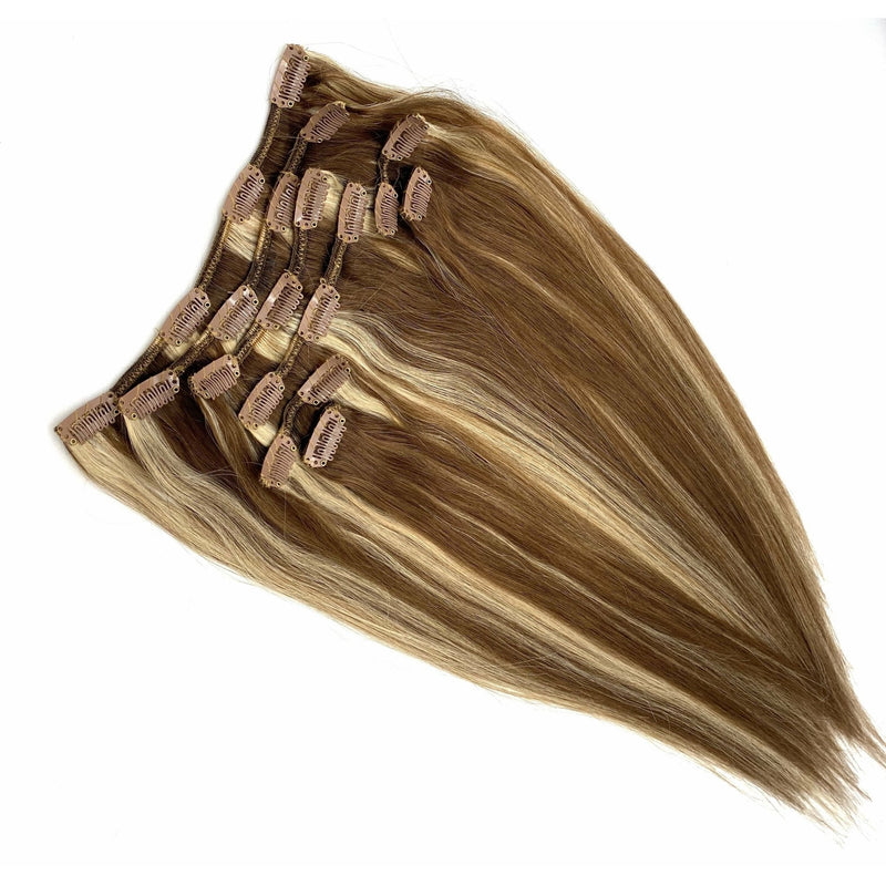 VIP Extensions VIP Clip Extensions/ Silky Straight - 18" - ClipeX system Hair Extension