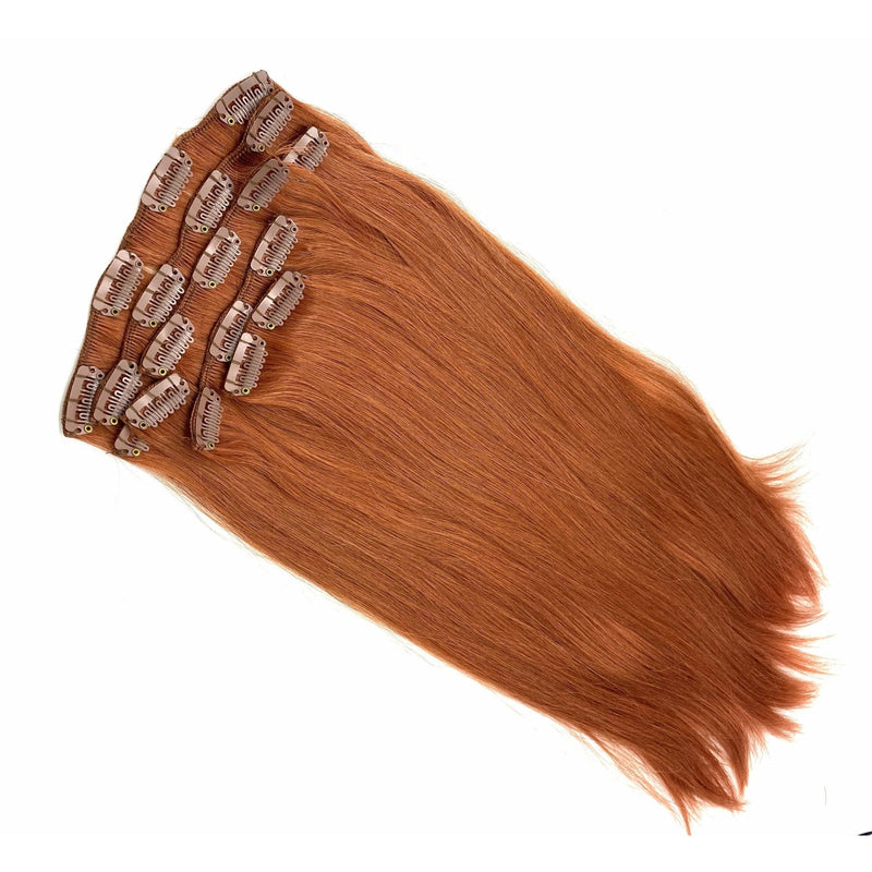 VIP Extensions VIP Clip Extensions/ Silky Straight - 18" - ClipeX system Hair Extension
