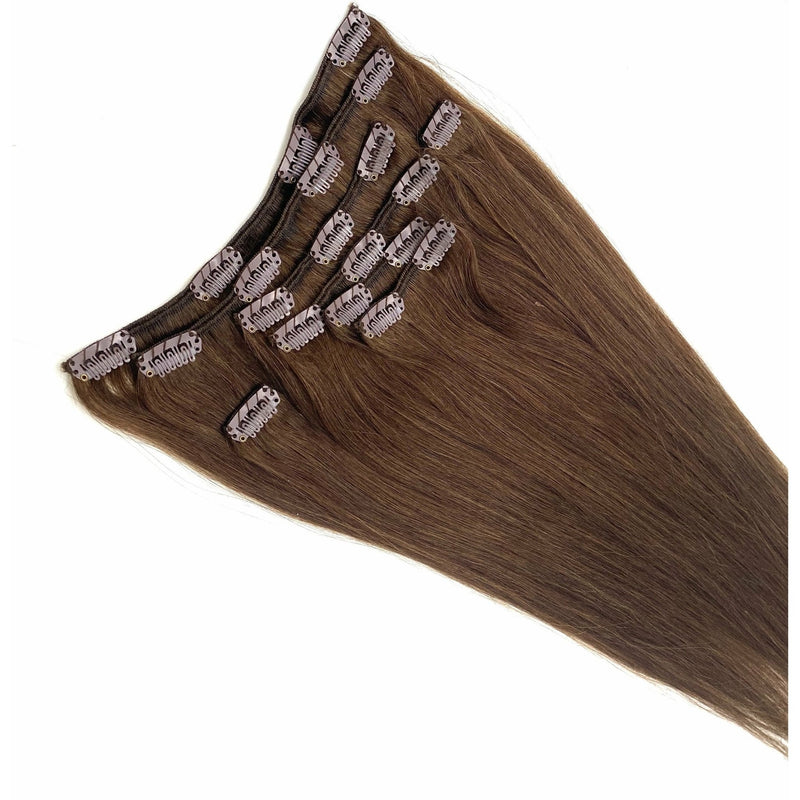 VIP Extensions VIP Clip Extensions/ Silky Straight - 18" - ClipeX system Hair Extension