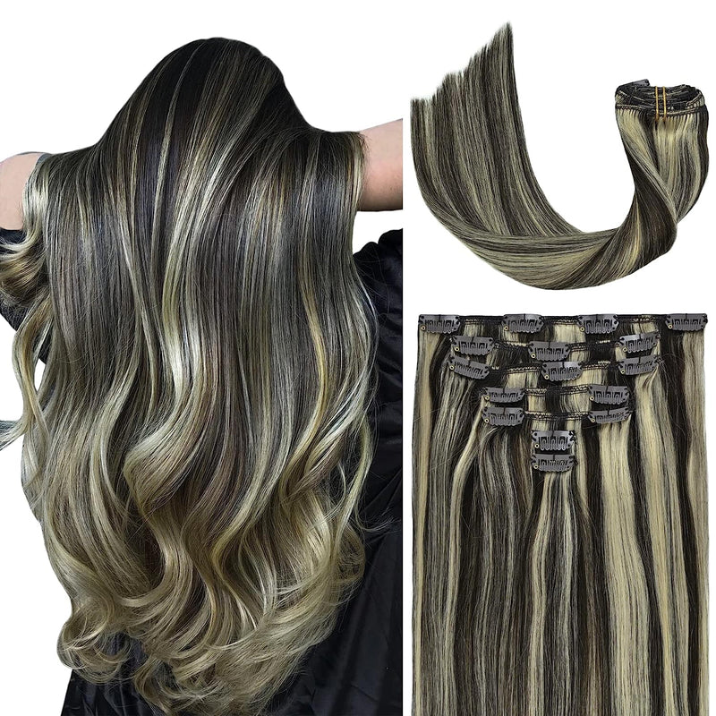 VIP Extensions VIP Clip Extensions / Silky Straight - 24'' (170 g ) - ClipeX System