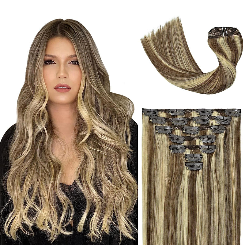 VIP Extensions VIP Clip Extensions / Silky Straight - 24'' (170 g ) - ClipeX System