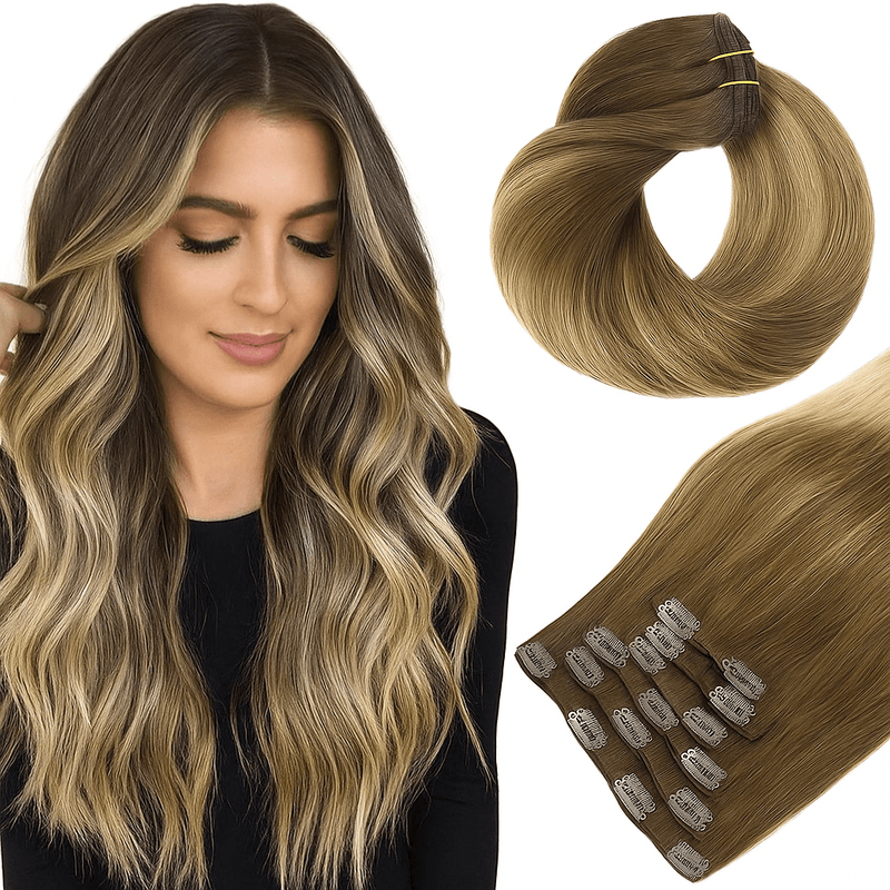 VIP Extensions VIP  Clip in extensions 24''Human Hair Hair Extension