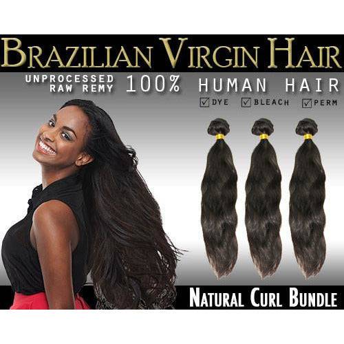 VIP Extensions VIP Collection Brazilian Virgin Hair / Natural Curl Bundles Hair Extension