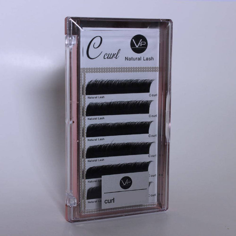 VIP Extensions VIP Eyelashes - Natural Lash C Curl - 6 Lines Lashes Extensions