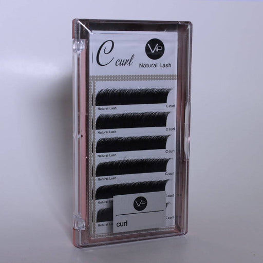VIP Extensions VIP Eyelashes - Natural Lash C Curl - 6 Lines Lashes Extensions