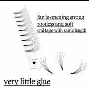 VIP Extensions VIP Eyelashes - Pre Fanned Lash Extrensions 12 Lines  6D curl Lashes Extensions