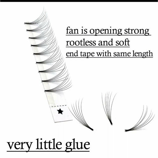 VIP Extensions VIP Eyelashes - Pre Fanned Lash Extrensions 12 Lines  6D curl Lashes Extensions