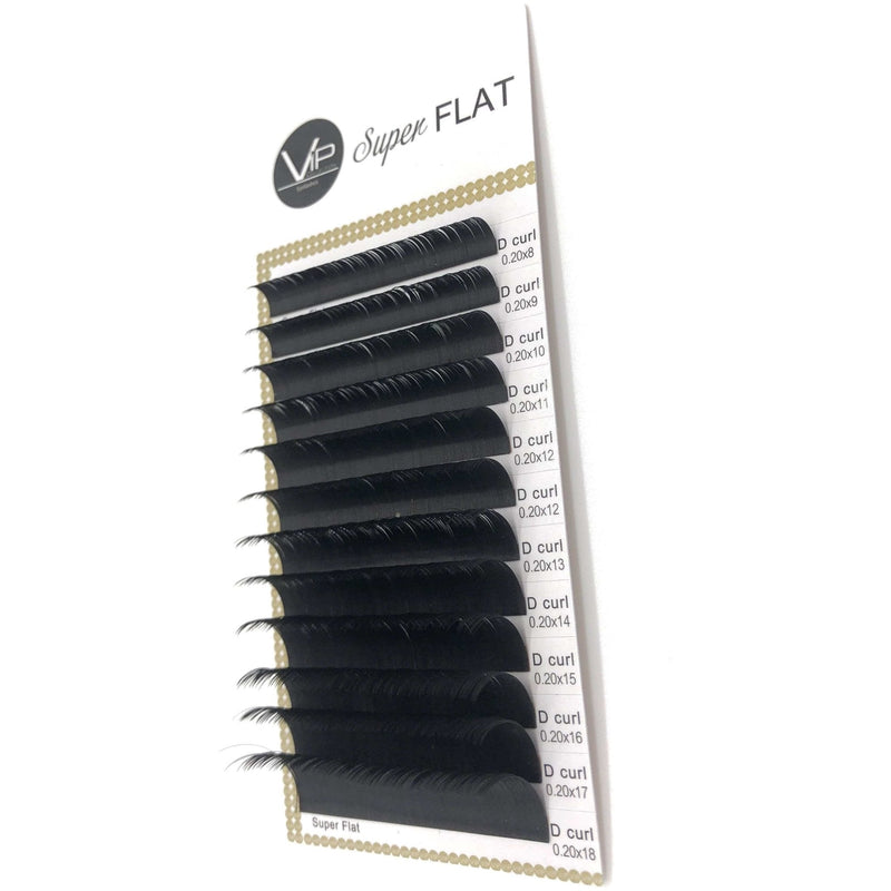 VIP Extensions VIP Eyelashes - Super Flat Extensions - 12 lines - 0.20 D Lashes Extensions