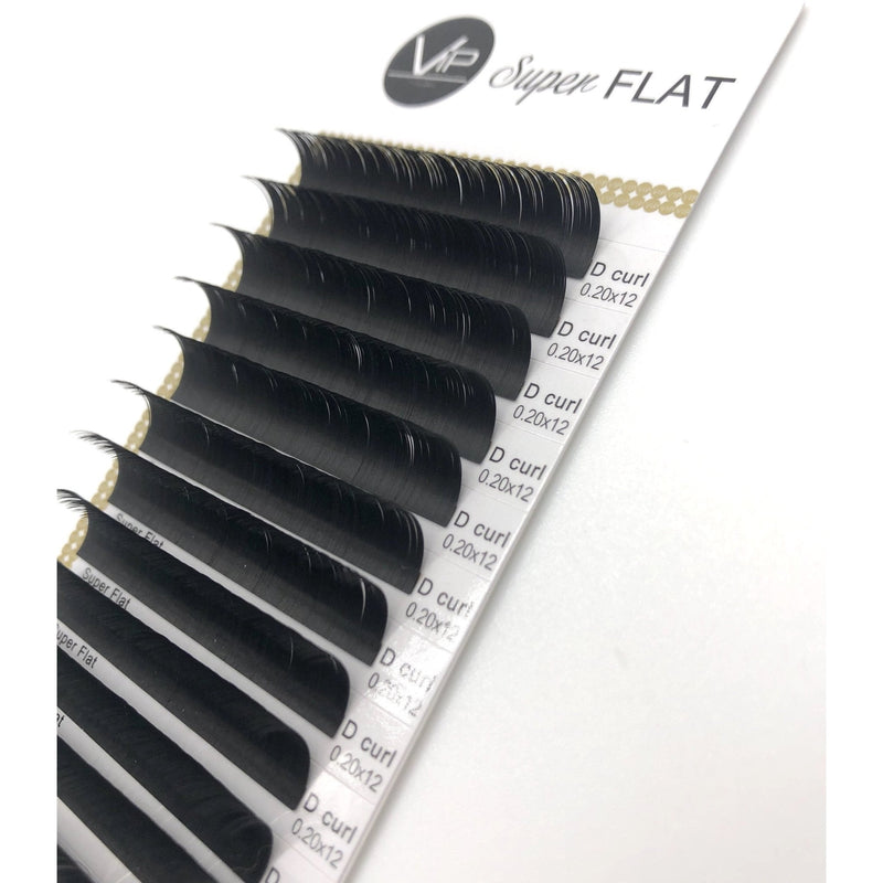 VIP Extensions VIP Eyelashes - Super Flat Extensions - 12 lines - 0.20 D Lashes Extensions