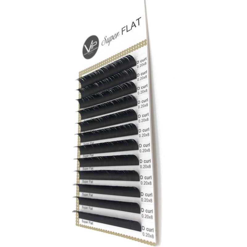 VIP Extensions VIP Eyelashes - Super Flat Extensions - 12 lines - 0.20 D Lashes Extensions