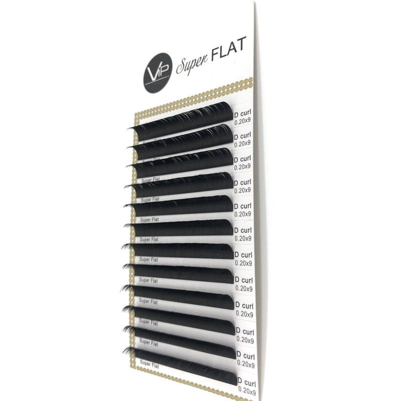 VIP Extensions VIP Eyelashes - Super Flat Extensions - 12 lines - 0.20 D Lashes Extensions
