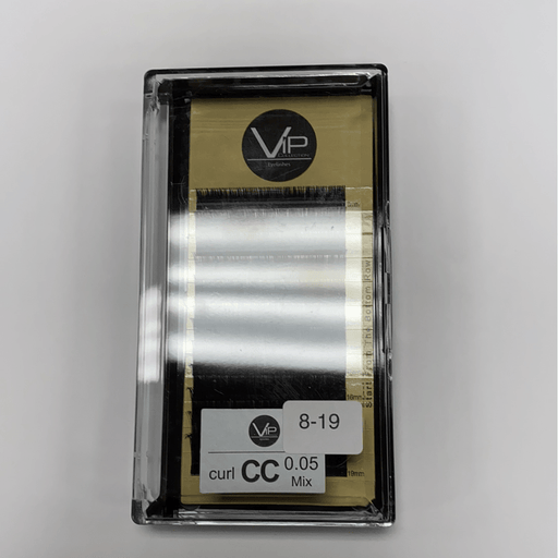 VIP Extensions VIP Faux Mink Lash Extension 12 Lines CC Curl Mix 0.05 mm Eyelash Extensions Gray 05CCMIX8-19,05CCMIXVL14-25