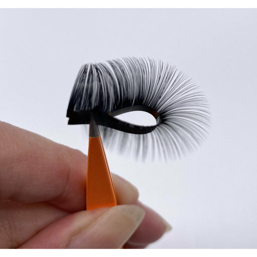 VIP Extensions VIP Faux Mink Lash Extension 12 Lines D Curl Mix 0.03 mm Eyelash Extensions Light Gray 0.03-D-MIX (8-19),0.03-D-MIX (14-25)