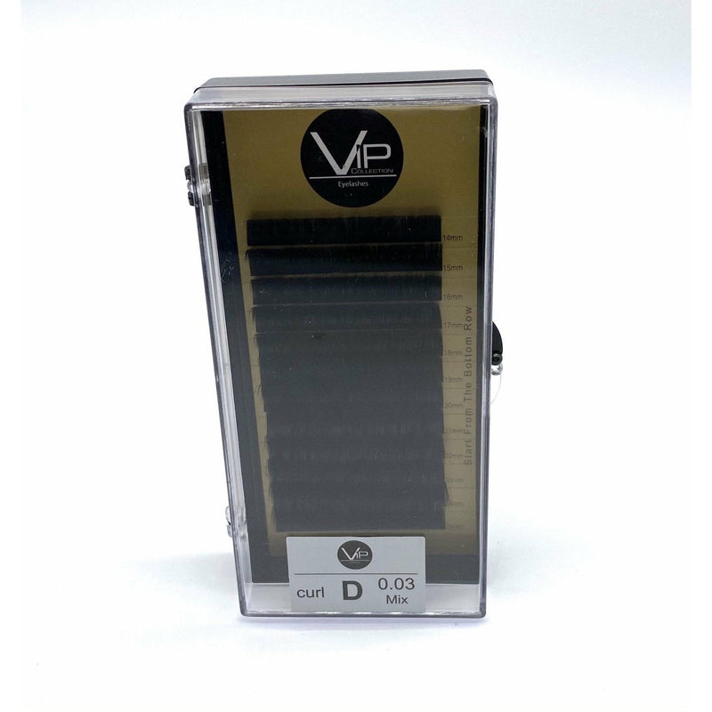 VIP Extensions VIP Faux Mink Lash Extension 12 Lines D Curl Mix 0.03 mm Lashes Extensions