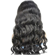 VIP Extensions VIP - Full Lace Wig - 100% Human Hair Natural Black (180 density)Body Wave Human Hair Full Lace Wig