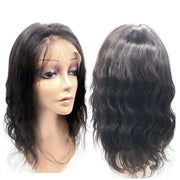 VIP Extensions VIP - Full Lace Wig - 100% Human Hair Natural Black (180 density)Body Wave Human Hair Full Lace Wig