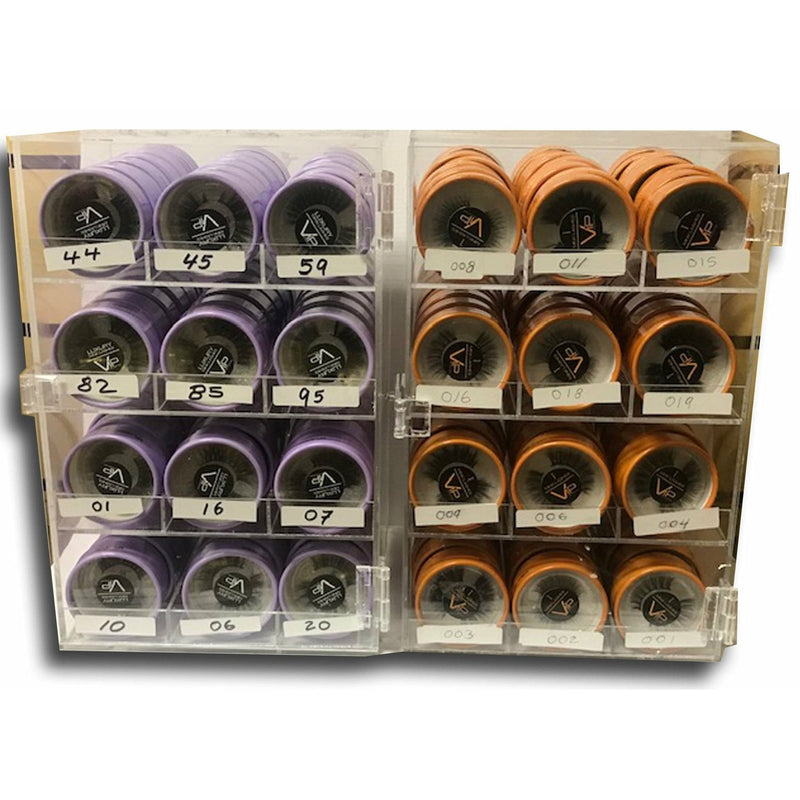 VIP Extensions VIP HD & IMink Eyelashes Line with Display (12 styles per Diplay, set of 2 displays) Displays