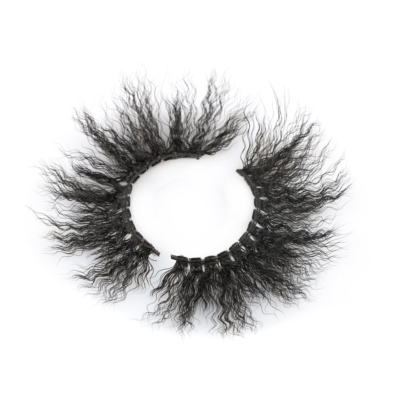 VIP Extensions VIP Kinky Curl Lashes Strip Lashes White Smoke 1,2,3,4,5,6,7,8,9,10,11,12