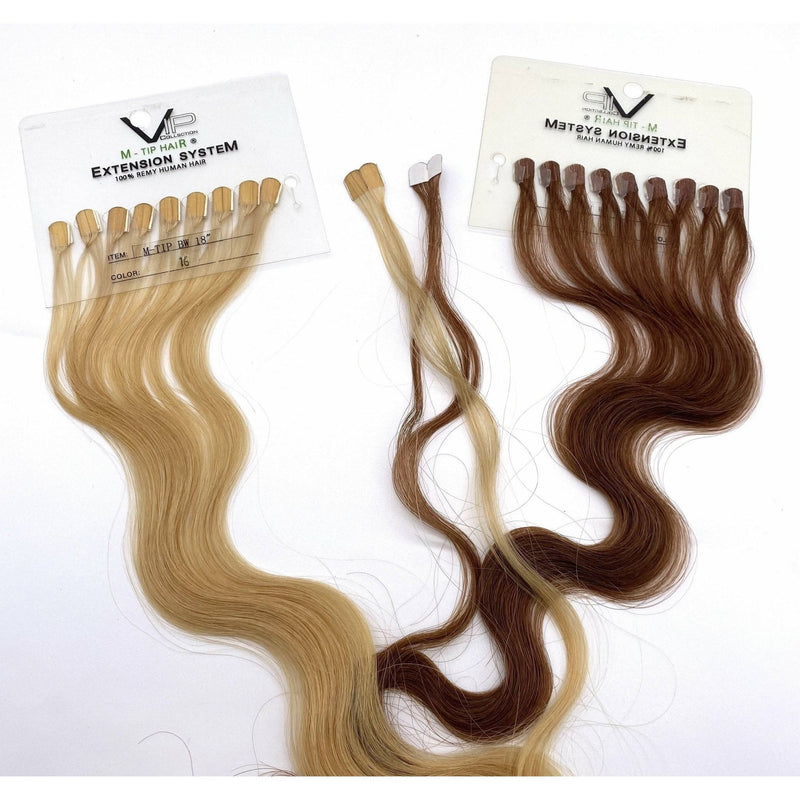 VIP Extensions VIP M-Tip System (Tape extensions 100 strands) / Wavy 18" M-Tip System