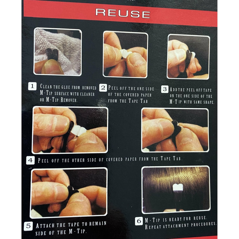 VIP Extensions VIP M-Tip System (Tape extensions 100 strands) / Wavy 18" M-Tip System