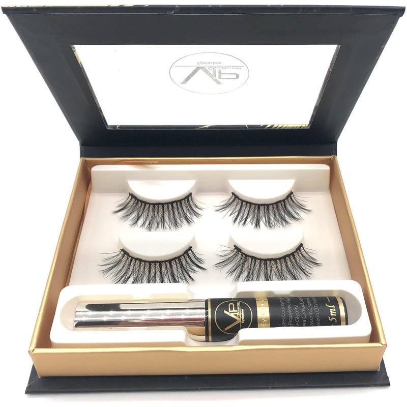 VIP Extensions VIP Magnetic Lashes with Magnetic Eyeliner  - 2 pairs Strip Lashes