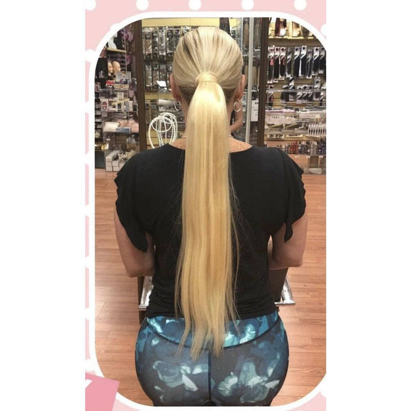 VIP Extensions VIP PONYTAIL / Silky 24" (100 grams) 100% Human Hair ponytail