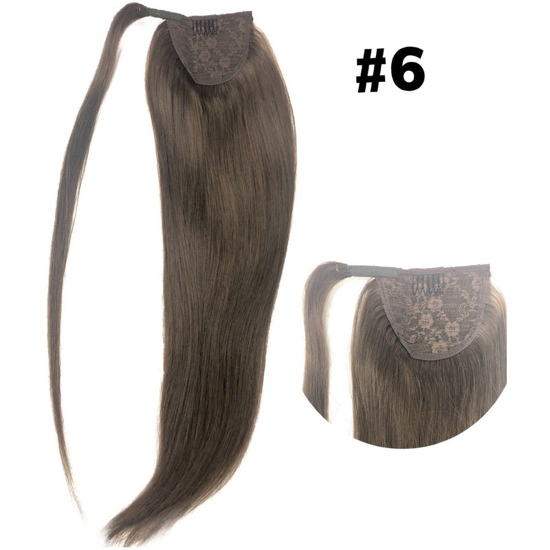 VIP Extensions VIP PONYTAIL / Silky 24" (100 grams) 100% Human Hair ponytail