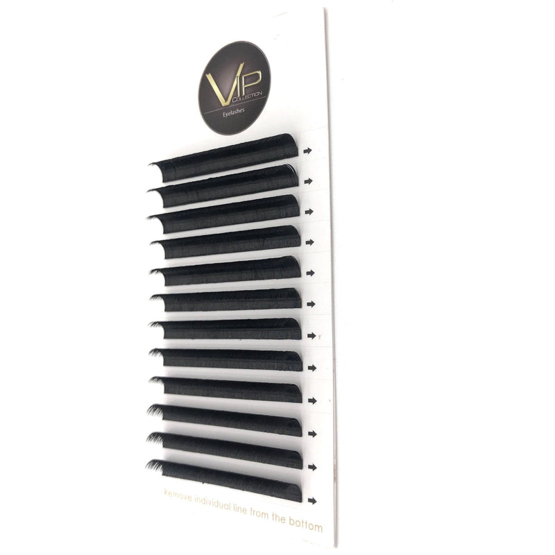 VIP Extensions VIP Quick Fan Lash Extensions - 12 lines 0.07 D Curl Lashes Extensions