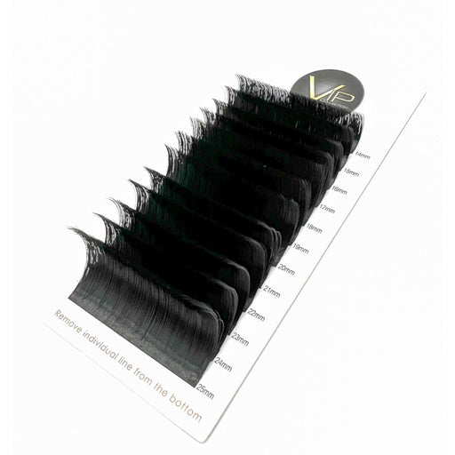 VIP Extensions VIP Quick Fan Lashes DD 05 & DD 07, CC 05 & CC 07 Eyelash Extensions White Smoke 05CCXL14/25