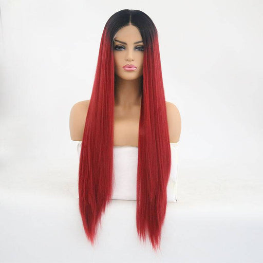 VIP Extensions VIP Synthetic Lace Front Wig, 24", Color 1BT130M Wig Lavender