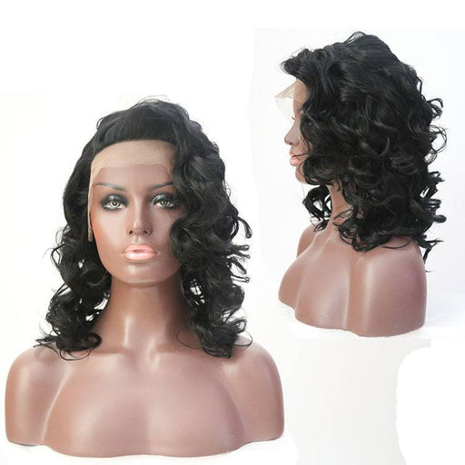 VIP Extensions VIP Synthetic Lace Front Wig, 18", Color 1B (50) Wig White Smoke