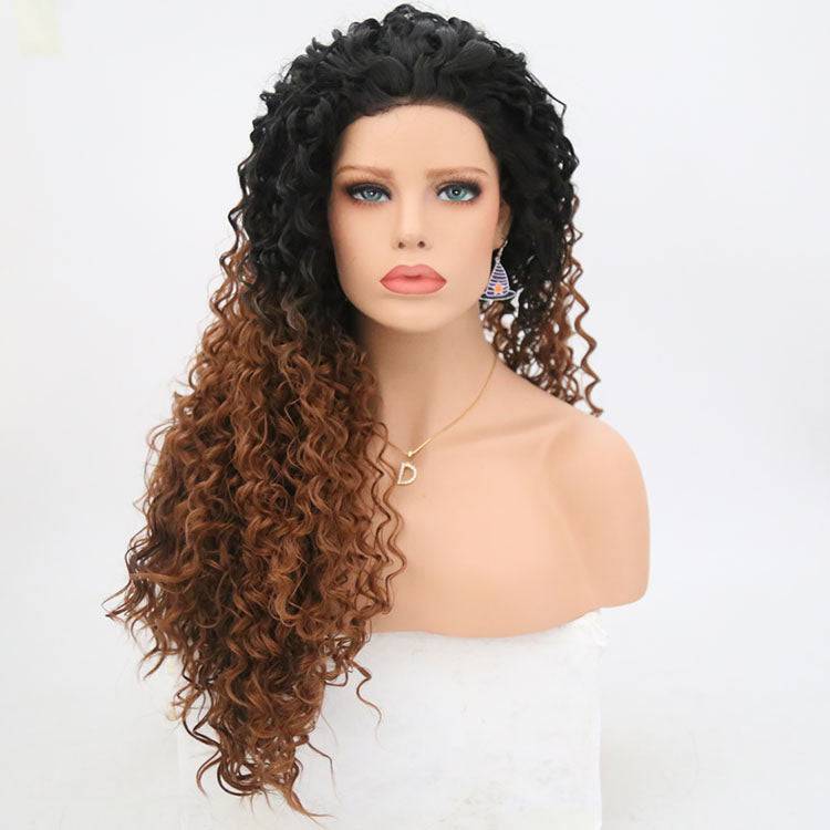 VIP Extensions VIP Synthetic Lace Front Wig, 24", Color T1B/30 Wig White Smoke