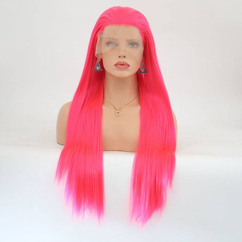 VIP Extensions VIP - Synthetic Lace Front Wig Pink Synthetic Lace Front Wig
