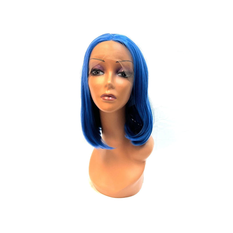 VIP Extensions VIP Synthetic Wic Bob Blue 12" Wig