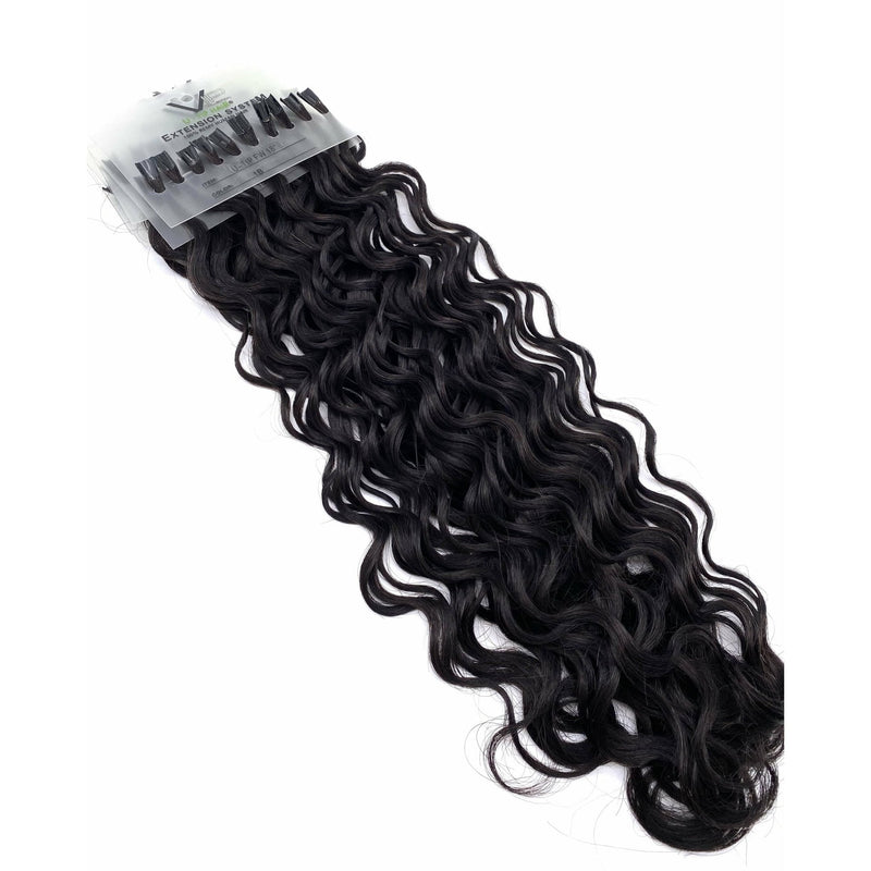VIP Extensions VIP U-Tip System / Curly 18" Hair Extension White Smoke 1B