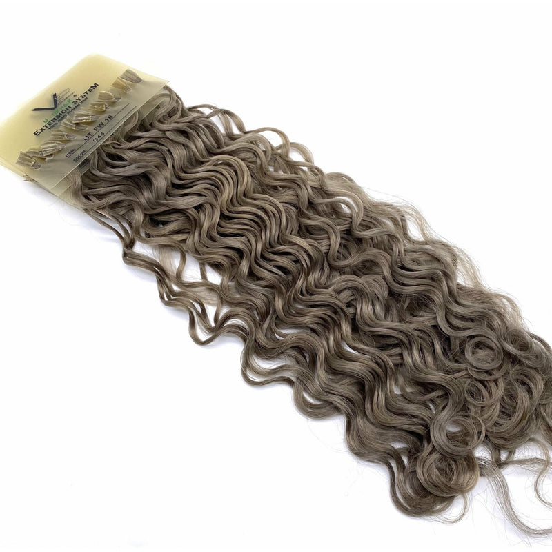 VIP Extensions VIP U-Tip System / Curly 18" Hair Extension White Smoke G44