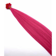 VIP Extensions VIP U-Tip System / Straight 18" Hair Extension White Smoke HPINK - Hot Pink